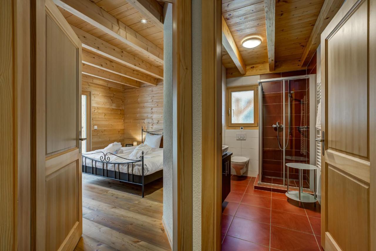 Chalet Flocon De Neige - Jacuzzi - Sauna La Tzoumaz Exterior foto